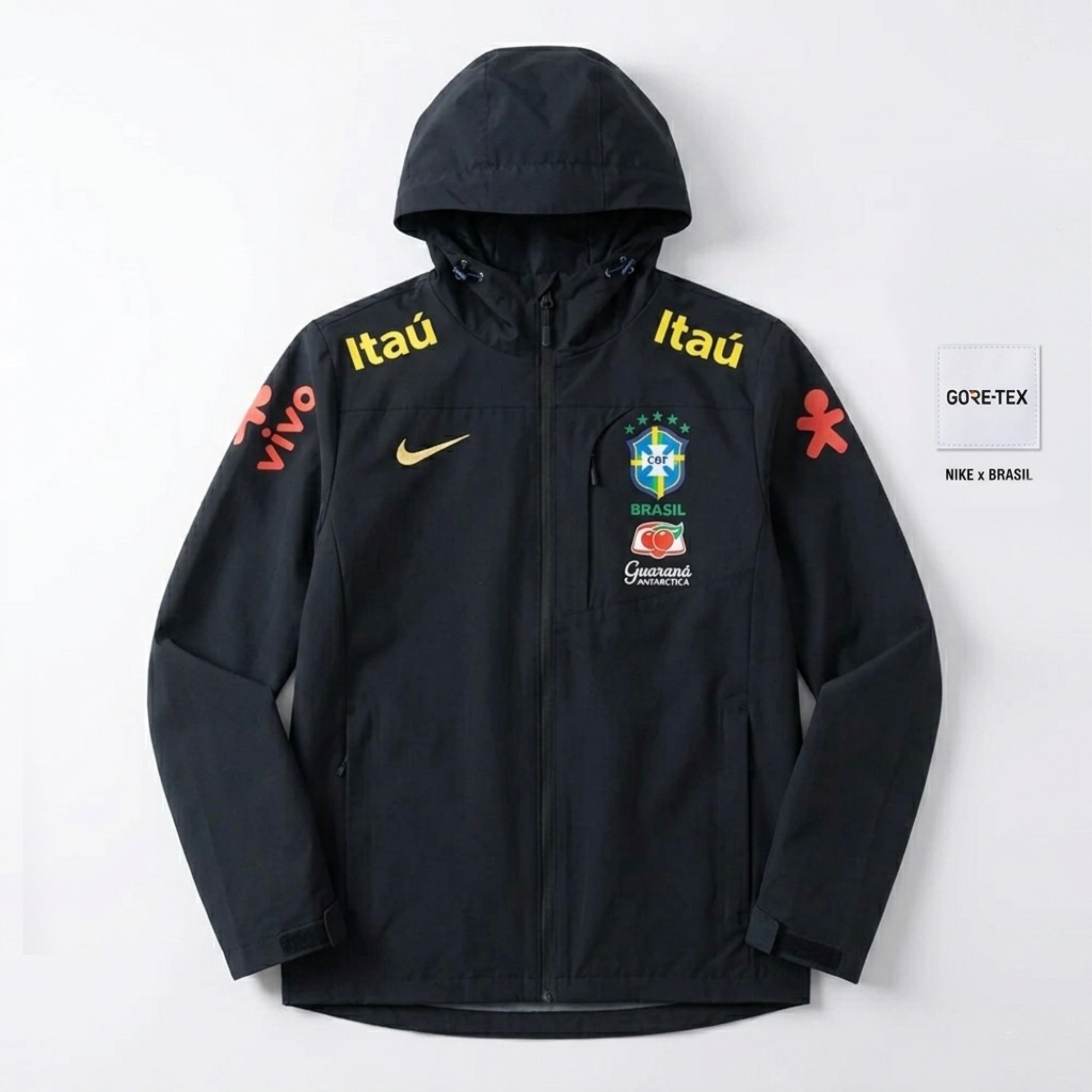 Brazil x Nike Gore-Tex Windbreaker – Black