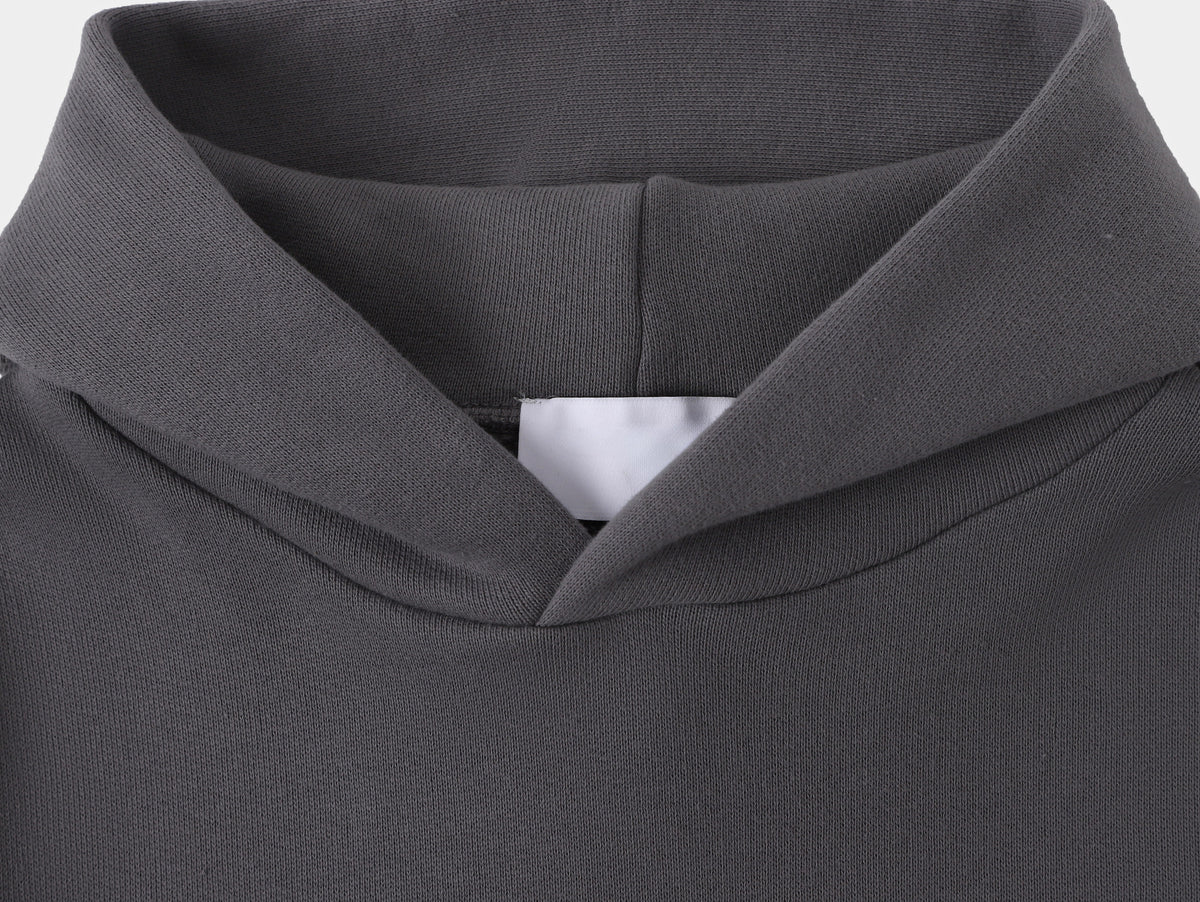 BLANCKS PULLOVER HOODIE W/ POCKETS - STONE