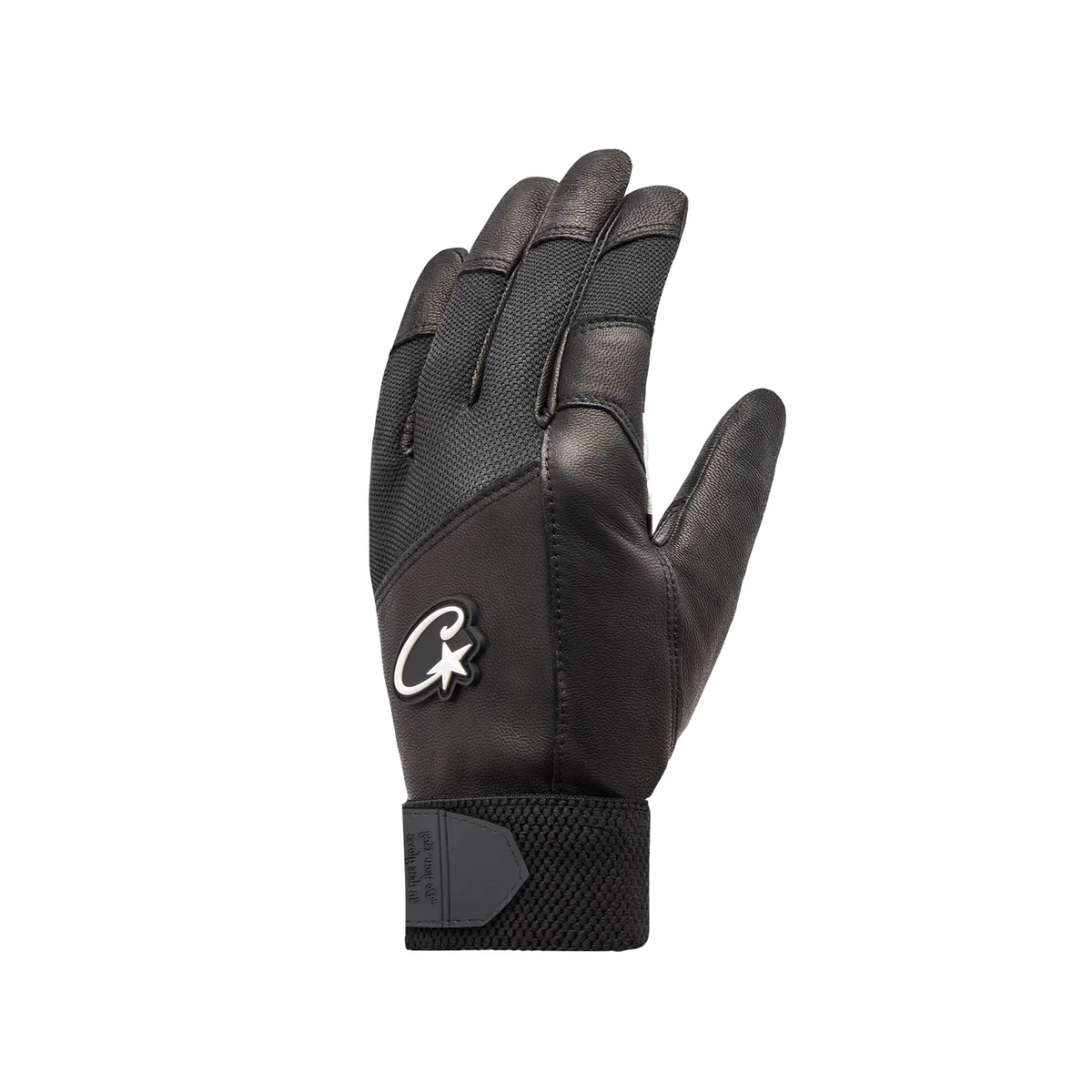 Corteiz Leather Gloves - Black