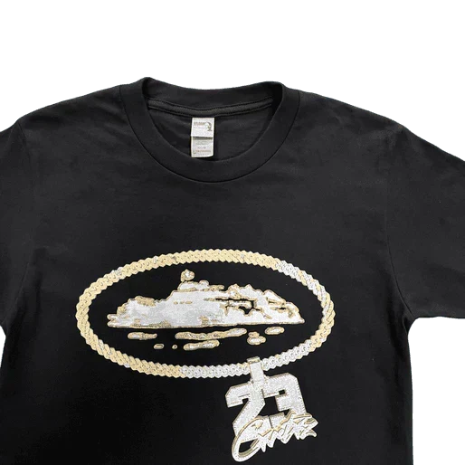 Corteiz RTW x Central Cee 23 Chain T-Shirt - Black