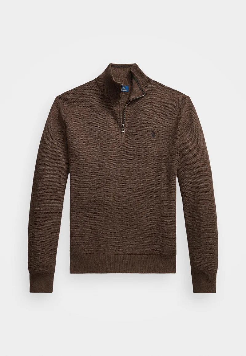 Brown Ralph Lauren Quarter Zip