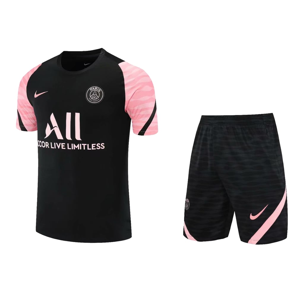 PSG Pink/Black Shorts&Shirt