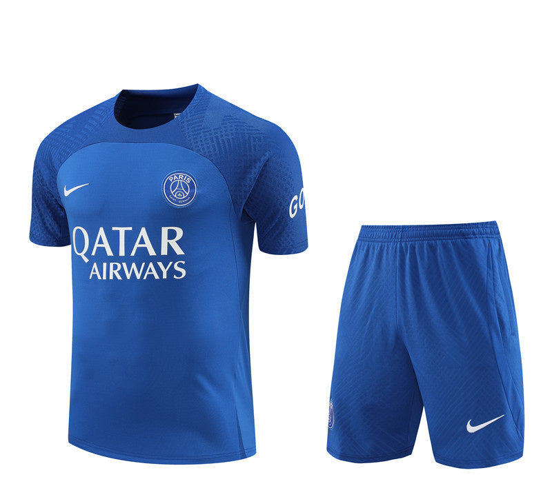 Blue PSG Shorts& shirt