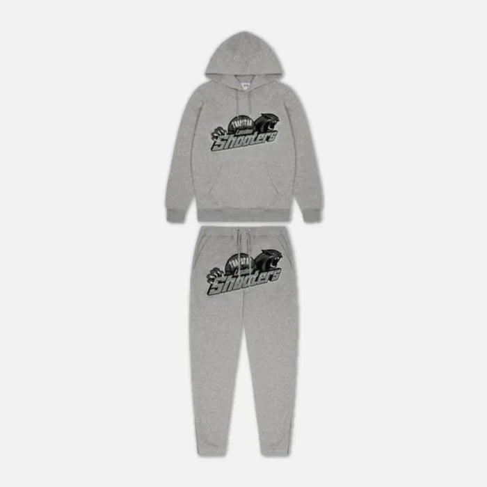 Trapstar Shooters Tracksuit - Grey Monochrome