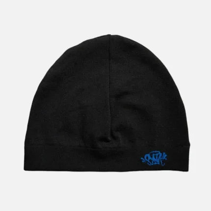 Black & Blue Skull Cap