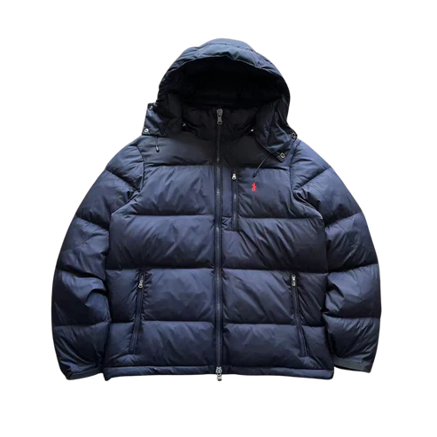 Navy Ralph Lauren Puffer Jacket