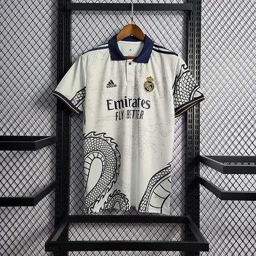 Real Madrid White Dragon Shirt