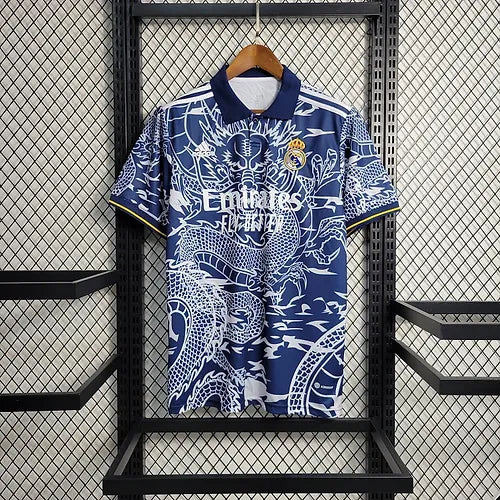 Real Madrid Blue Dragon Shirt