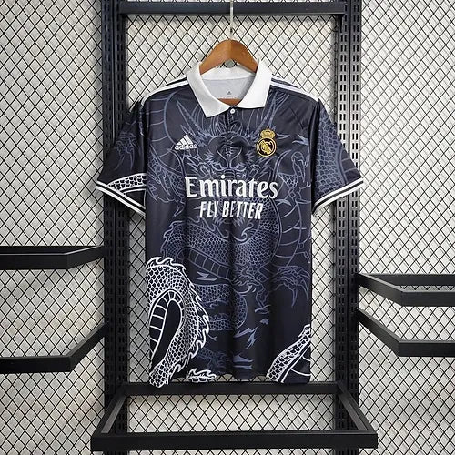 Real Madrid Black Dragon Shirt