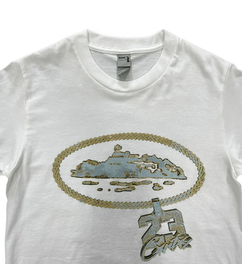 Corteiz RTW X Central CEE 23 Chain T Shirt - White