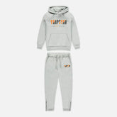 Trapstar Chenille Decoded Tracksuit - Grey & Orange