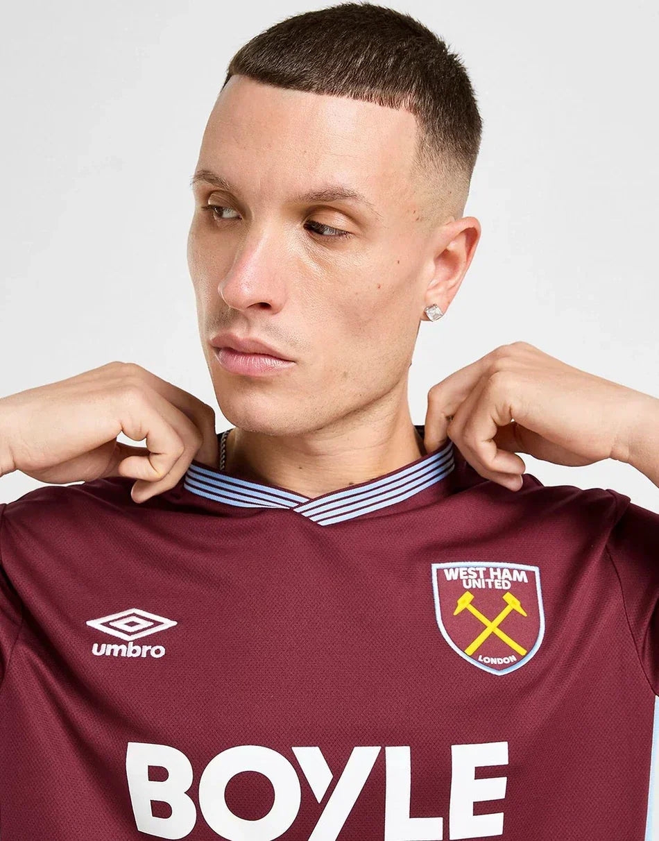 UMBRO WEST HAM UNITED FC 2025/26 HOME SHIRT