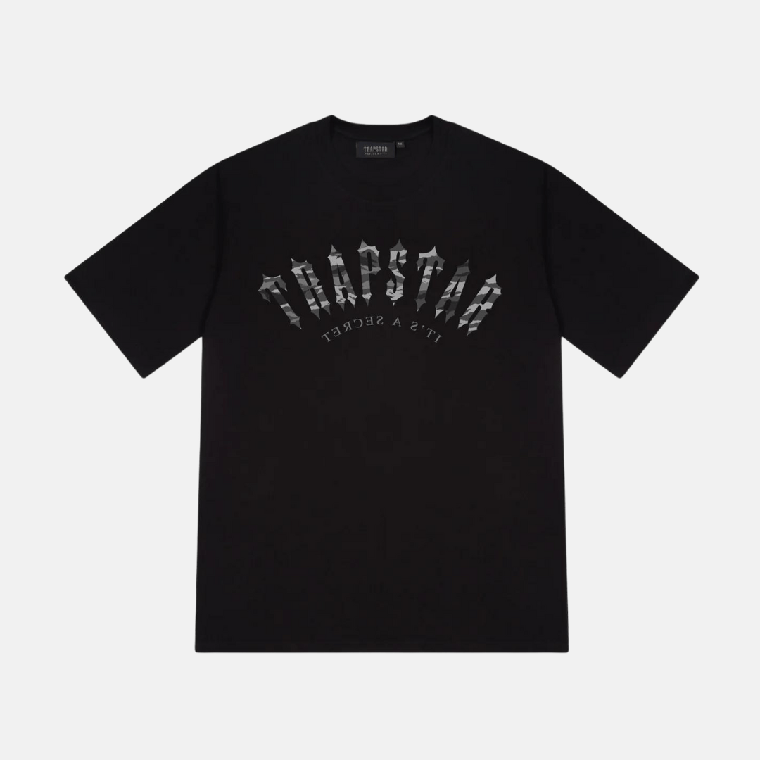 Trapstar Arched Irongate T-Shirt - Black Camo