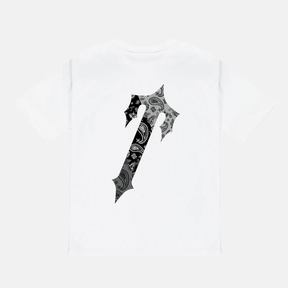 Trapstar Decoded Paisley Monochrome Edition T-Shirt - White