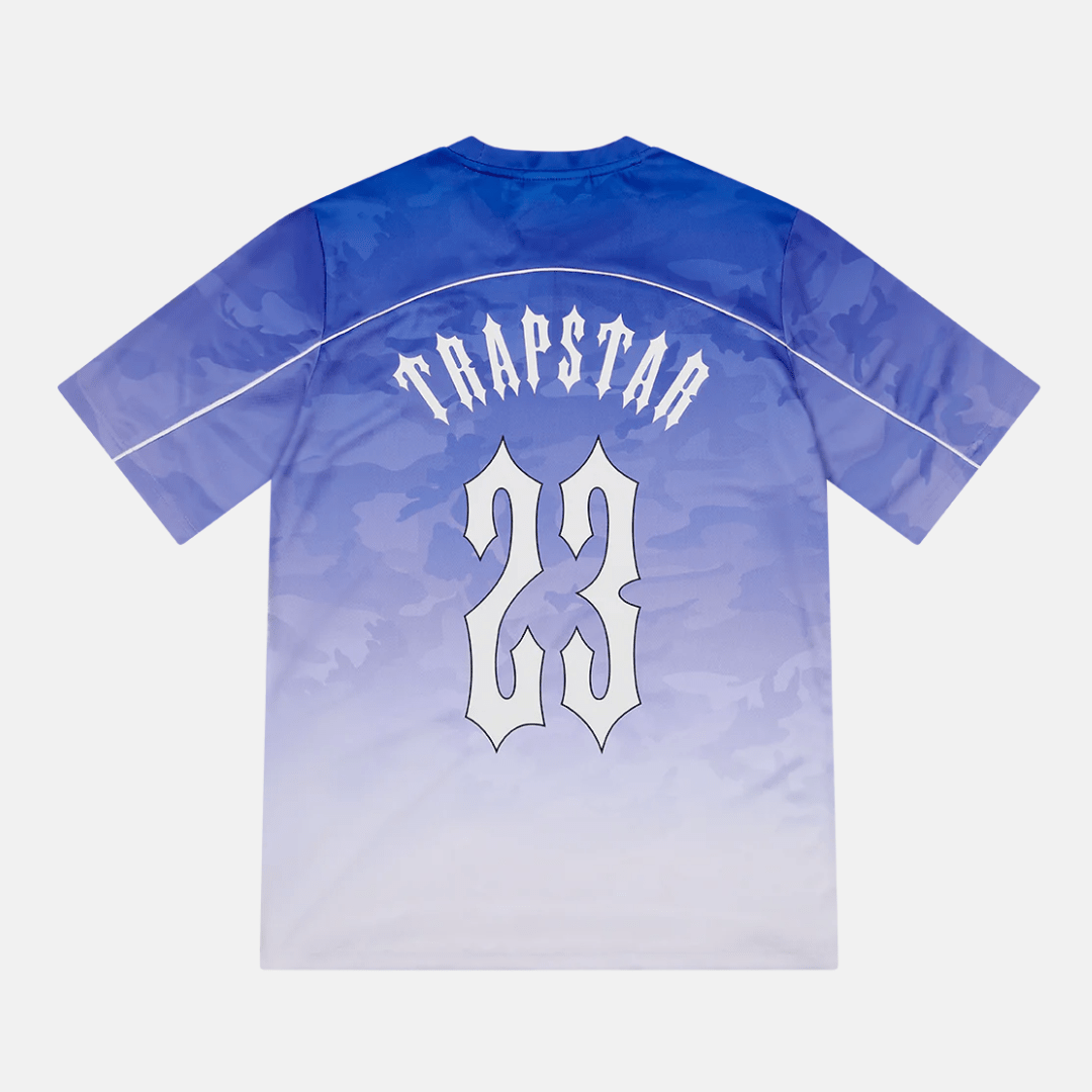 Trapstar Irongate Monogram Football Jersey - Blue Camo